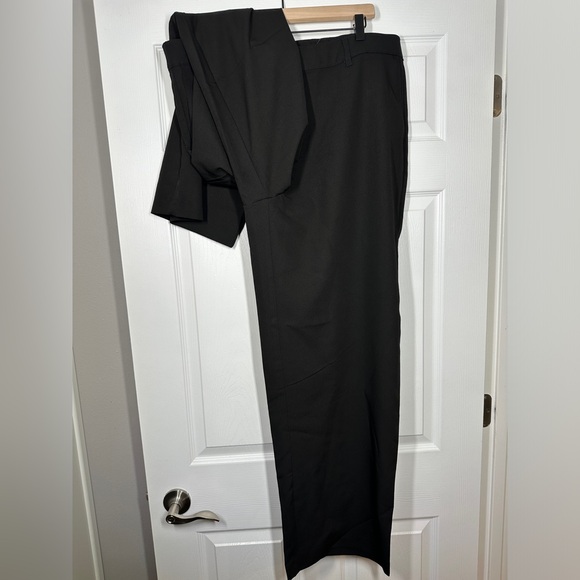 Torrid Wide Leg CityTwill High Rise Pant Black Size 16 Tall - Picture 3 of 9